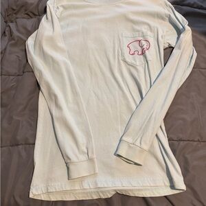 Ivory Ella Light Blue Tee with Elephant Logo